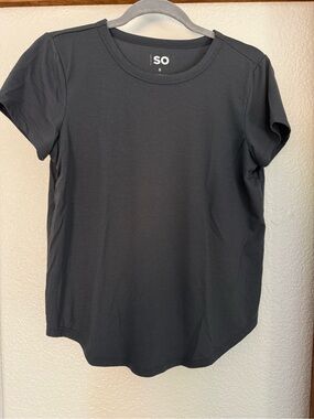 SO Black Short Sleeve Crewneck Tee